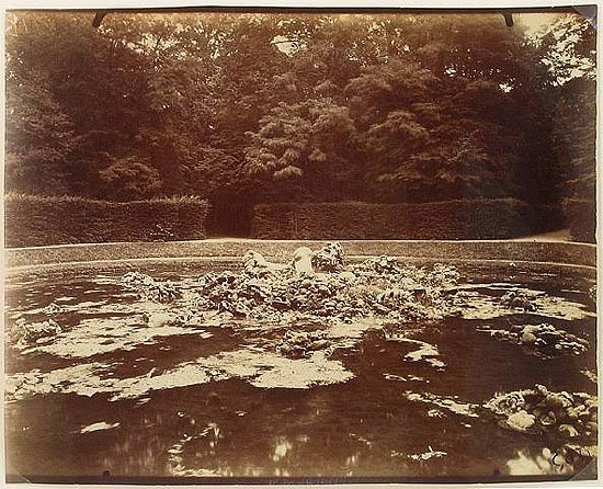 Atget: Bassin d'Encelade, Versailles, 1923